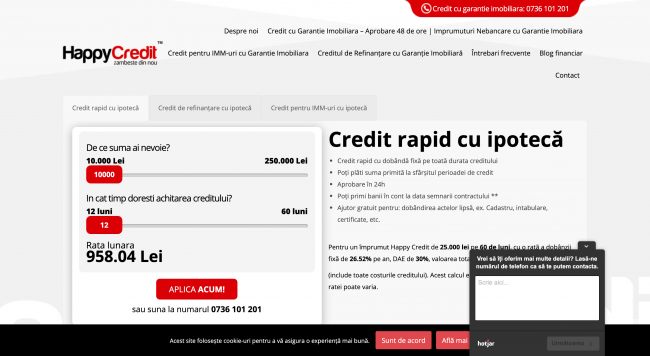 Happy Credit - împrumuturi de până la 250 000 RON