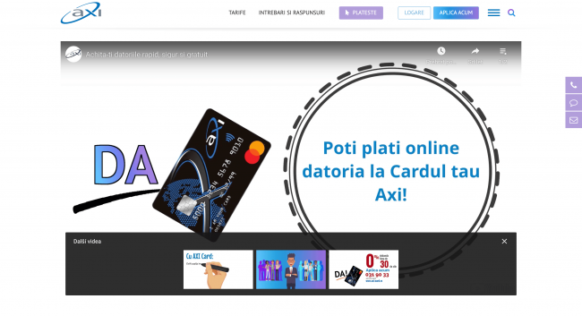 Axi Card - împrumuturi de până la 3 000 RON