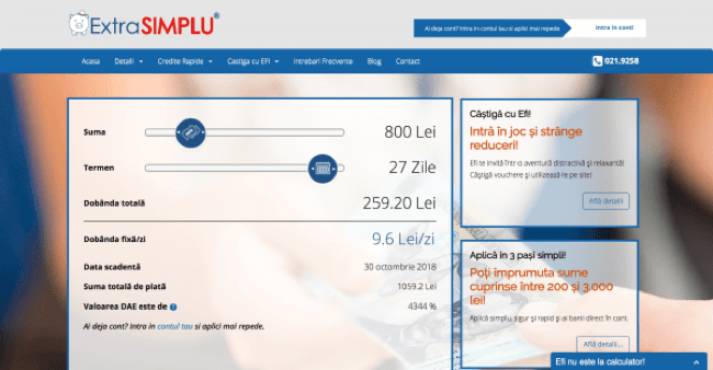 Captură de ecran Extra Simplu