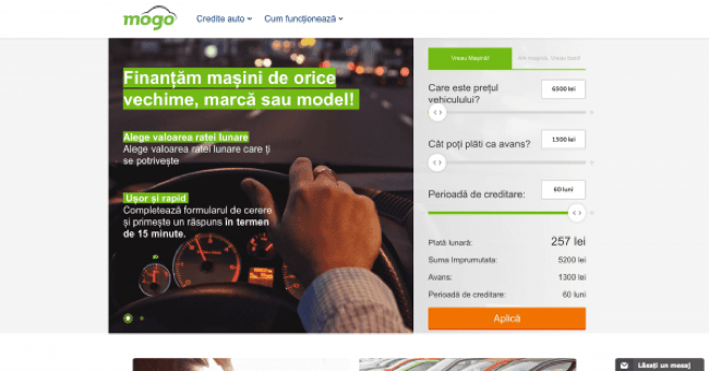 Captură de ecran Mogo
